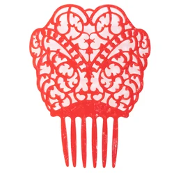 Vintage Hair Combs Colorful Acetate Hair Accessories Faux Tortoise shell Women Hair clips Flamenco dancers Headdresses jewelry