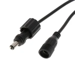 1 Pair DC 5.5 x 2.1mm IP68 Waterproof Male and Female Connector Plug 2 Pin Power Wires