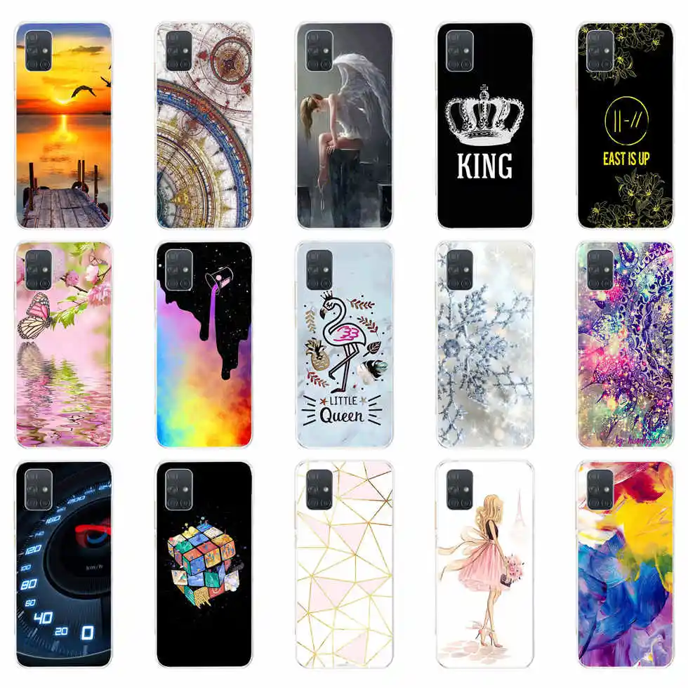 Case For Samsung Galaxy A71 Case Silicone Soft PTU Back Cover For Samsung Galaxy A71 A7 1 A 71 A715F Phone Case Funda Capa