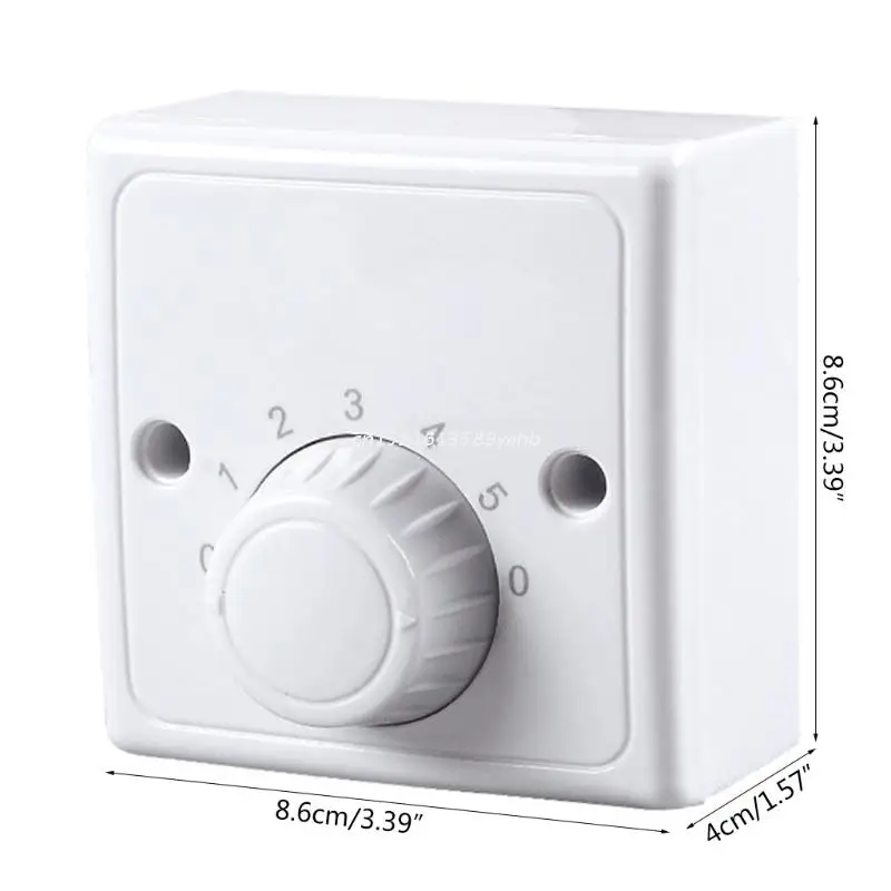 العالمي نظام تعليق في السقف جهاز تحكم في سرعة المروحة سرعة التحكم التبديل خمسة سرعات مفتاح مروحة كهربائية مربع دروبشيب