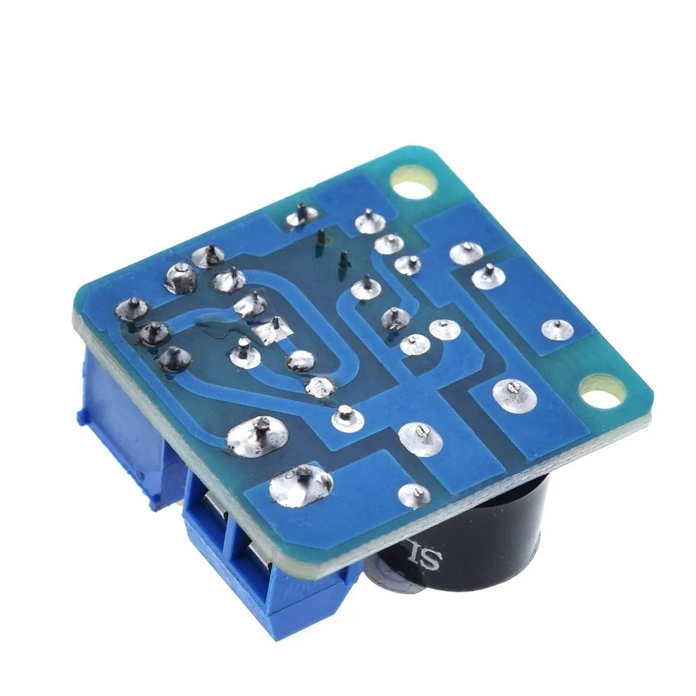 TZT 1/3 Stück LM358 Akkumulator Ton-Licht-Alarmmodul 12V Buzzer zum Schutz vor Überentladung Steuermodul – Detail 6