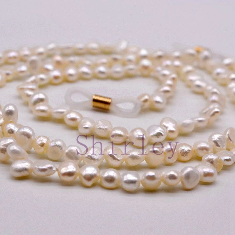 Pearl Glasses Chains Natural Freshwater Pearls Creative Glasses Chains Small Pearls Sunglasses Accessories Mom Gifts