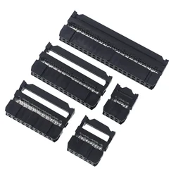 10PCS FC-6/8/10/12/14/16/18/20/30/40/50 Pins Female Header IDC Socket Connector 2.54MM Pitch FOR 1.27MM Ribbon Cable Connector