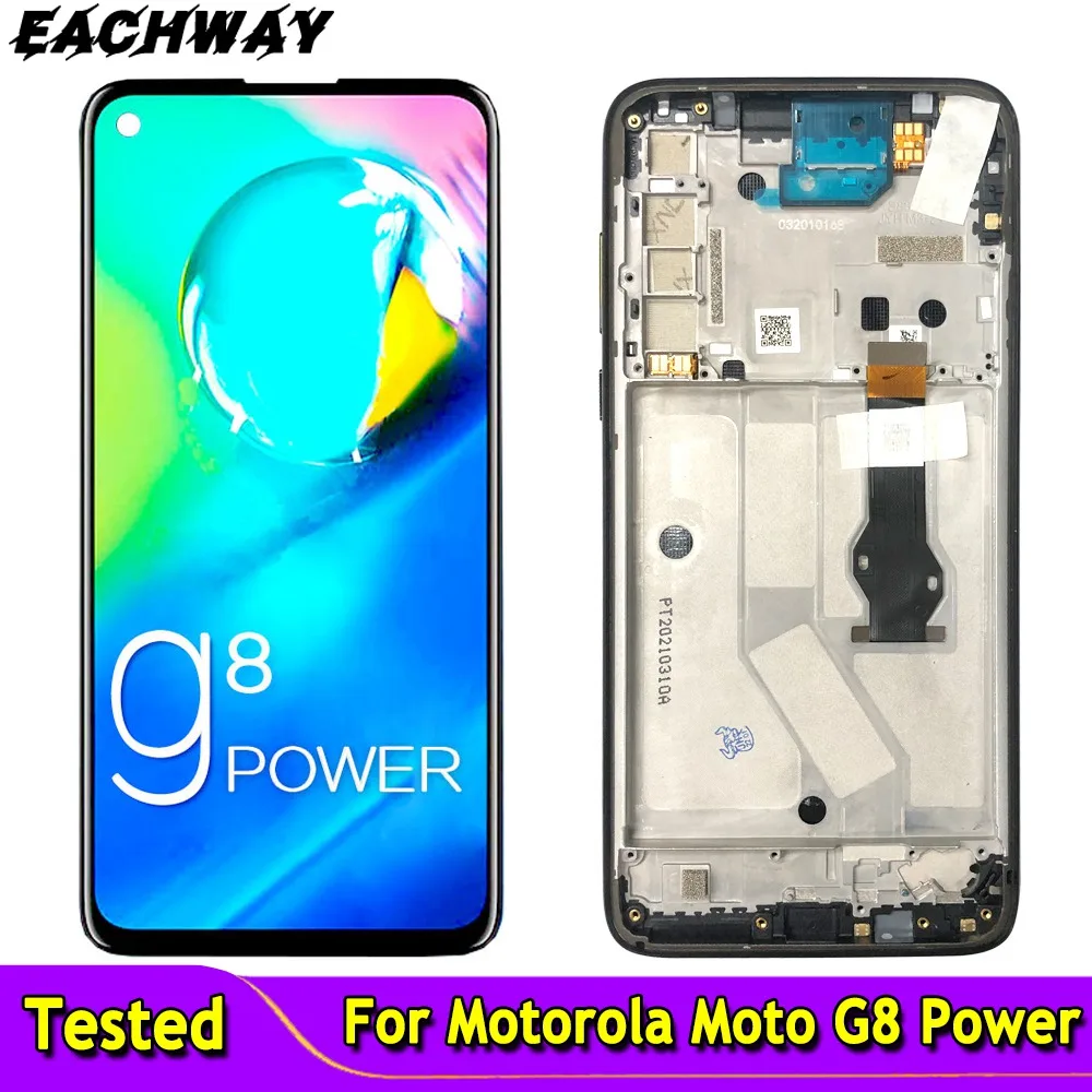 

Высококачественный ЖК-дисплей с сенсорным экраном для Motolora Moto G8 Power