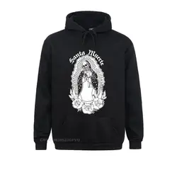 Men's Sweater Santa Muertewomen Saint Death Cotton Goth Mexican Death Muertos Mother Skull Oversized