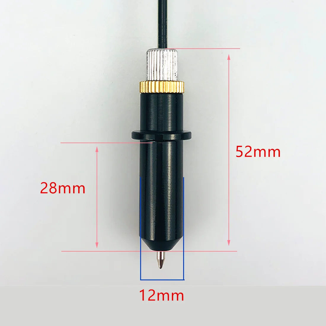 Imagem -02 - Diâmetro 12 mm Universal Plotter Caneta Titular para Roland Liyu Cricut Deepcut Mimaki Summa Explorar ar Gcc Jaguar Máquina de Desenho 1pc