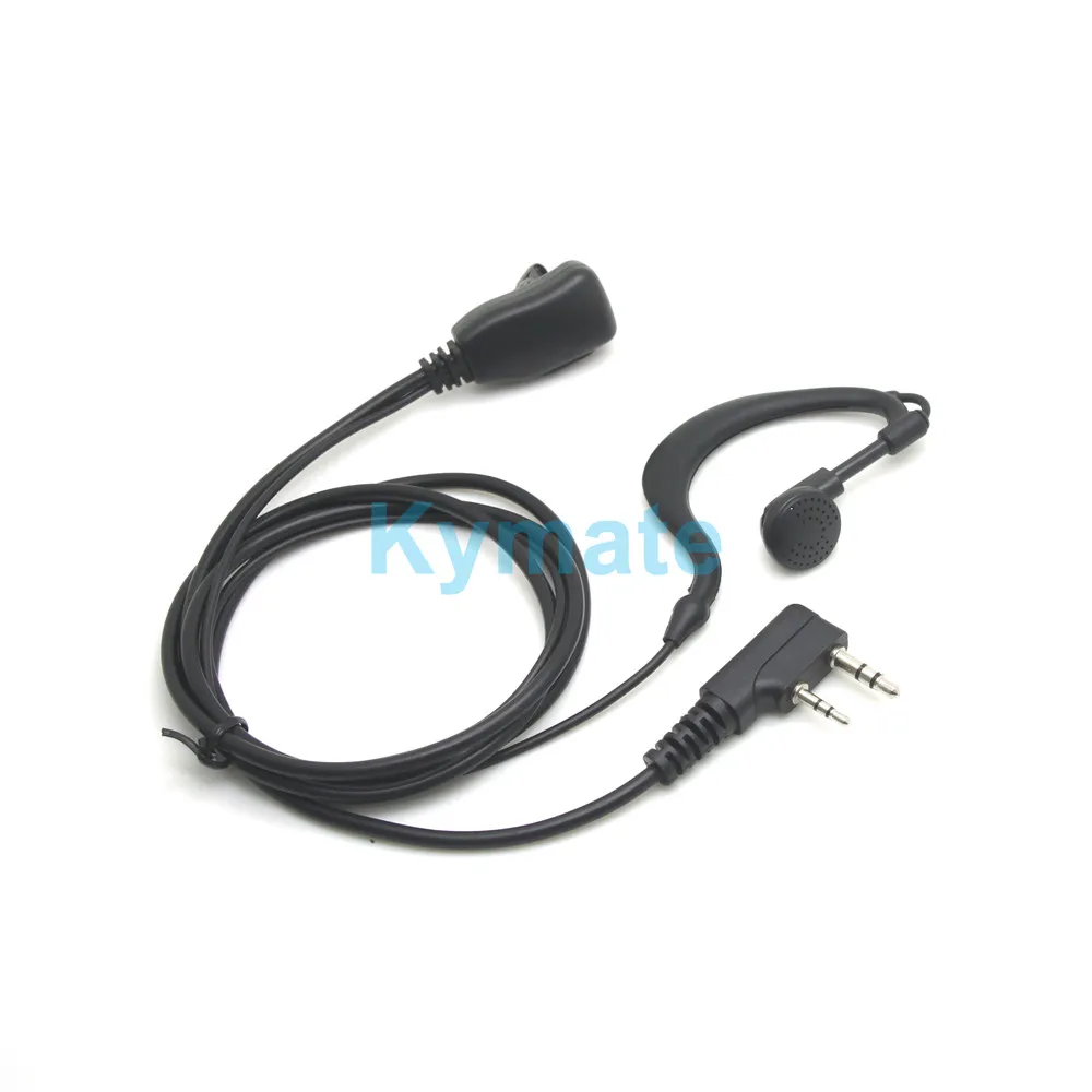 

Earpiece For UV-5R BF-888S Two Way Radio Microphone K Port Baofeng Walkie Talkie Acoustic Tube Headset Mic 2 PIN PTT