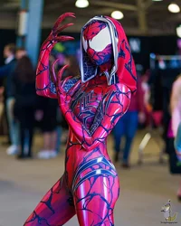 Carnage Gwen Stacy Cosplay Spider Women Costume Superhero 3D Printed Spandex Zentai Bodysuit Halloween Costume for Adult Female
