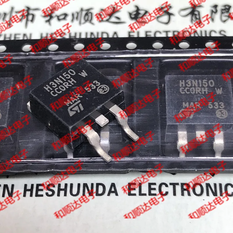 10PCS   STH3N150 H3N150  TO-263 1500V 2.5A