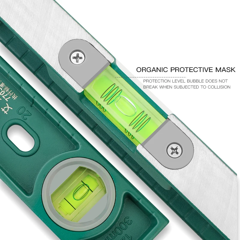 AIRAJ High Precision Spirit Level Magnetic High Bearing Ruler Lever Rustproof Horizontal Ruler Spirit Level Balance Ruler