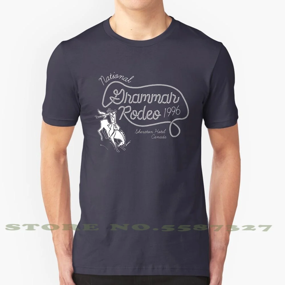 National Grammar Rodeo 100% Cotton T-Shirt Hammock Complex Hammock District Thats It Back To Winnipeg National Grammar Rodeo