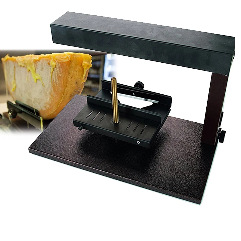 Elektrische Käseschmelzmaschine Raclette Heizung Wärmemaschine Grill Käsesauce für halbes Käserad