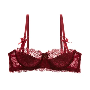 Feine BHs für Frauen, sexy Dessous, Blumenstickerei, Plus Größe, Unterwäsche, Push -up, Mädchen, Spitze, Top, Weiß, Schwarz, Rot, B, C, D, Tasse 10 Hauptverkaufsregatta zweite weibliche Haut - №8