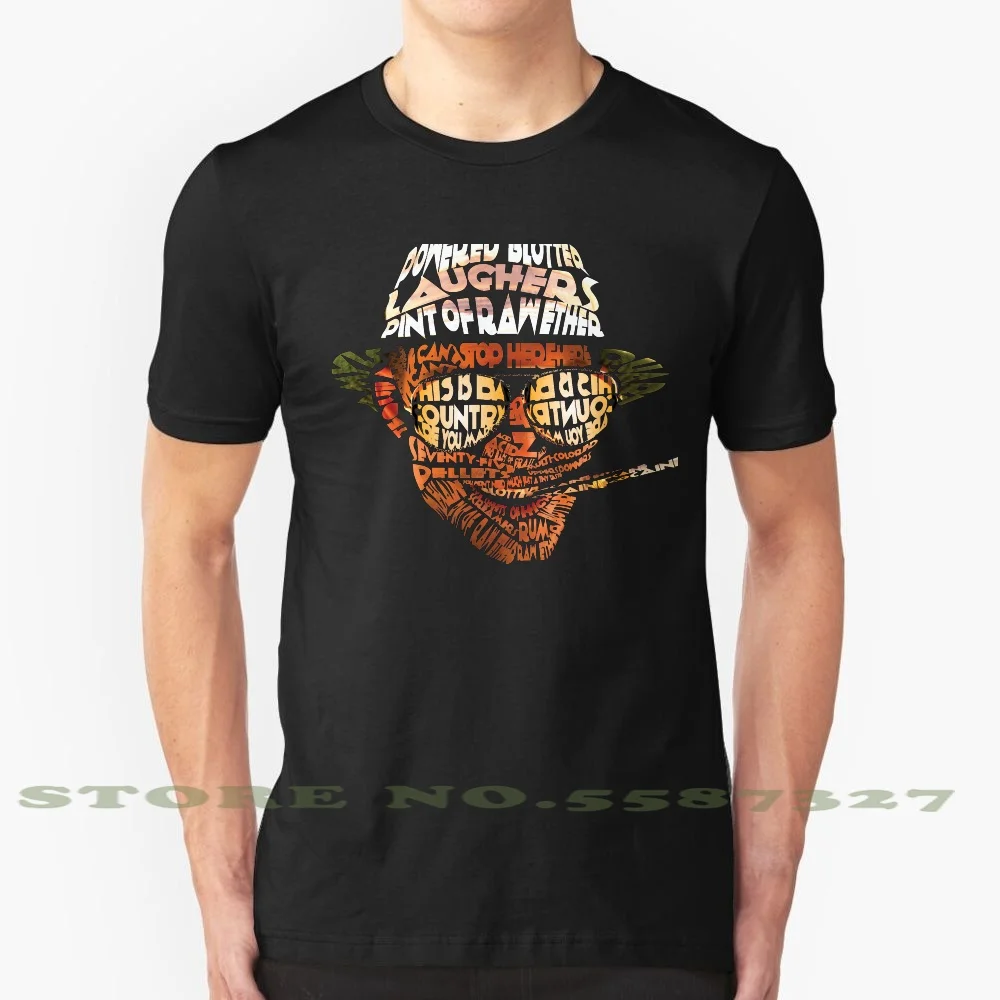 Bat Country 100% Cotton T-Shirt Fear And Loathing In Hunter S Thompson Johnny Depp Bat Country Ogjimbo Ogjimkenobi