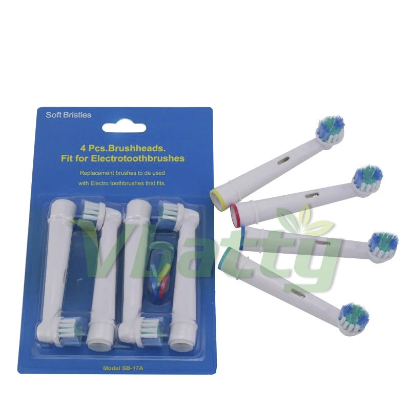 4XReplacement toothbrush head for Oral b electric tootbrush Advance/Pro Health/Triumph/3D /Vitality Replacement Toothbrush Heads