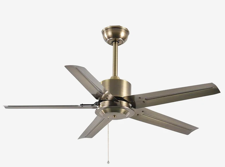 Потолочный вентилятор постоянного тока 52 дюйма, бесщеточный мотор низкого напряжения 12-24 В, бесшумный для беседки, порше, патио, веранды, балкона, комнаты для загара, гаража