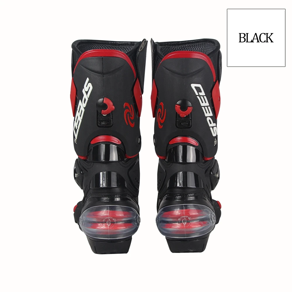 Motorcycle Boots Men Women Riding Mid-Calf Ankle Protective Shoes Moto Motorbike Equipment Racing Long Boot B1001