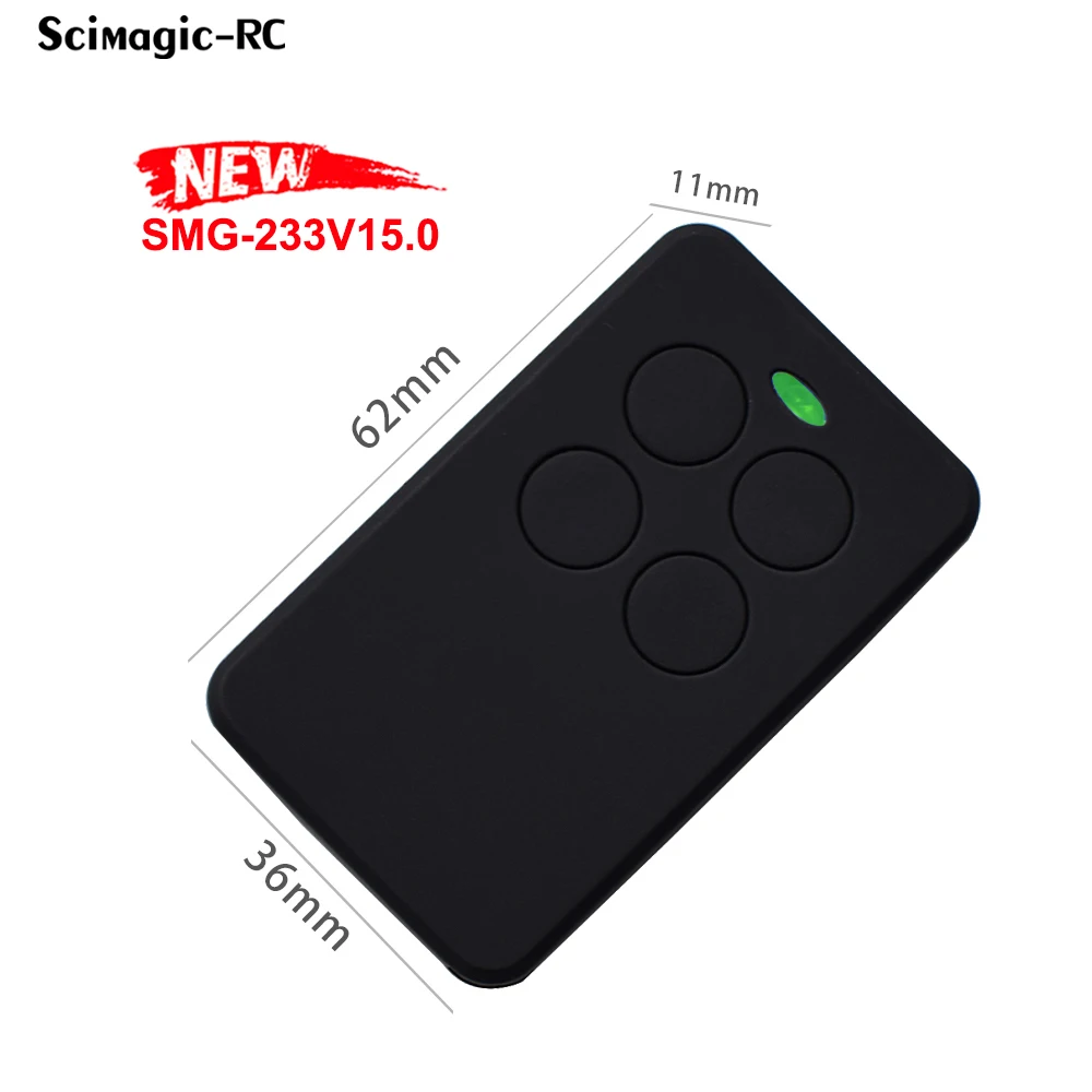 Scimagic-RC SMG-233V15.0 Garage Remote Control Multi Frequency 280-868MHz Duplicator Clone 433MHz 868.3MHz Command Transmitter