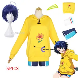 New Anime WONDER EGG PRIORITY Cosplay Ohto Ai Hoodies Woman Girl Sweatshirt Sport Pullover Costume Clothing Cos wig Halloween