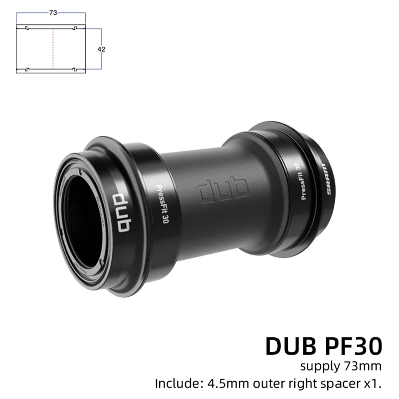 SRAM DUB Bottom Bracket BSA 68mm 73mm Thread BB30 PF30 Central Movemnt DUB PF92 Press Fit 92mm Pressfit Axis