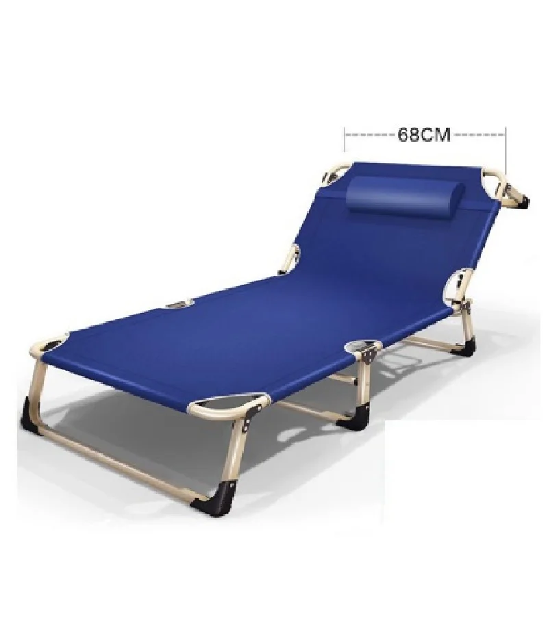 Thicken Reinforced Folding Bed, Office Lunch Break Recliners Bed
