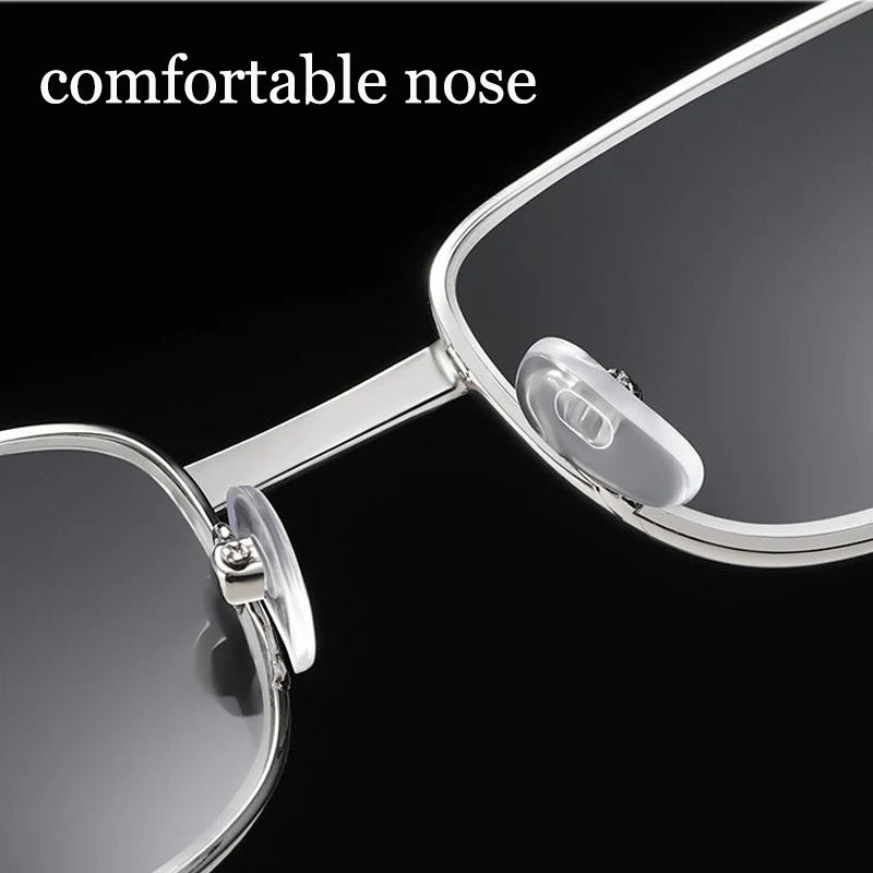 Fertige, kratzfeste Lesebrille aus natürlichem Kristall für Männer und Frauen, Anti-Ermüdungs-Glaslinse, presbyopische Brillen, Dioptrien 1,0 bis 4 – Detail 9