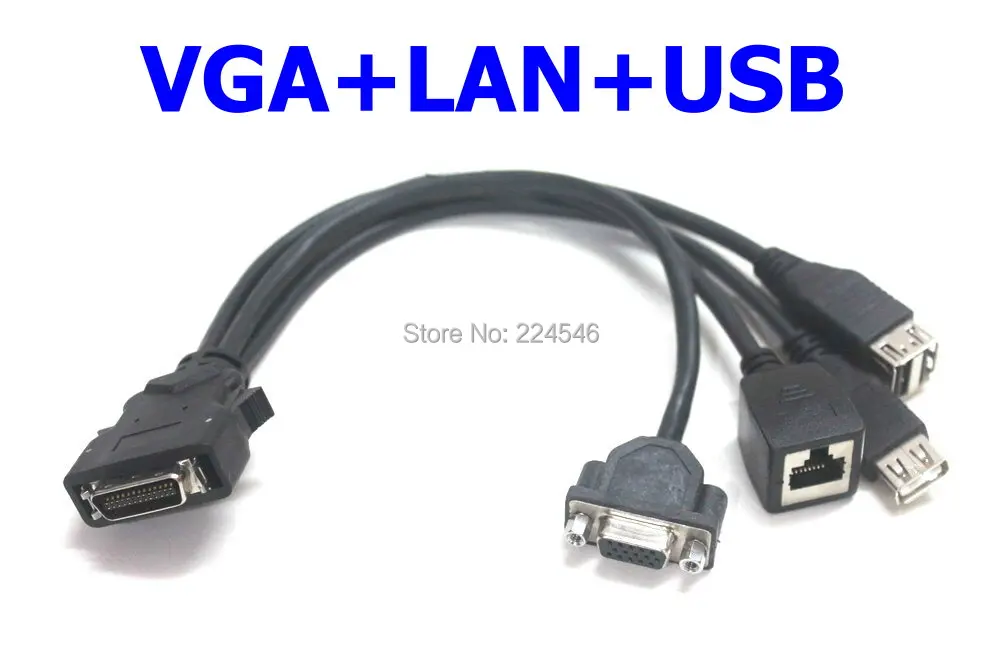 Original High-density multi-function cable VGA port USB port for Huawei E6000 blade server