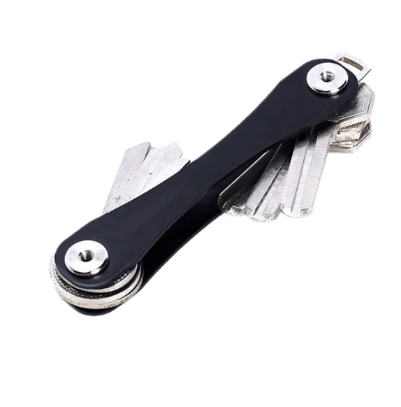 Multi-functional DIY Pocket Key Ring Aluminum Key Smart Wallet Keychain EDC Pocket Key Holder Key Organizer Portable Dropship