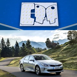 4x for KIA Optima K5 TF JF Interior Lights Dome Map Room Roof LED Lamps Reading Light Trunk 6500k Car White Panel Update Lamp