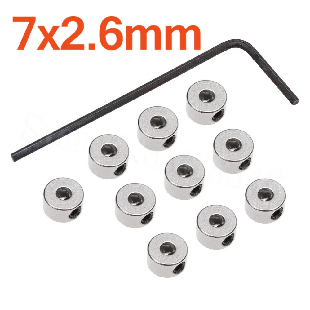 Jeu de bouchons de train d'atterrissage RC, 20 pièces, collier de roue 6x2.1mm 7x2.6mm 8x3.1mm 9x4.1mm, pièces pour modélisme