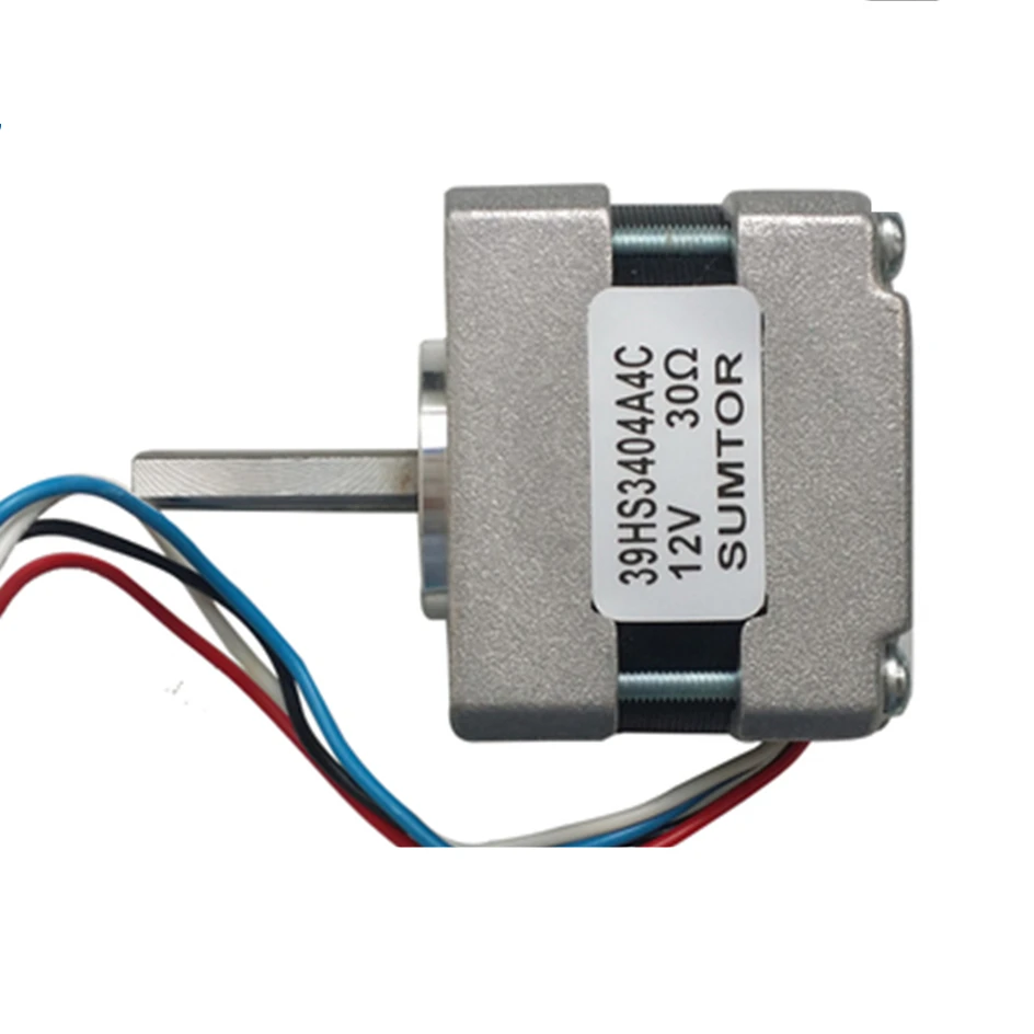 NEMA16 2 상 4 선 스테퍼 모터 1.8 도 18N.cm 0.4A 본체 길이 34mm 프레임 39mm 축 직경 5mm