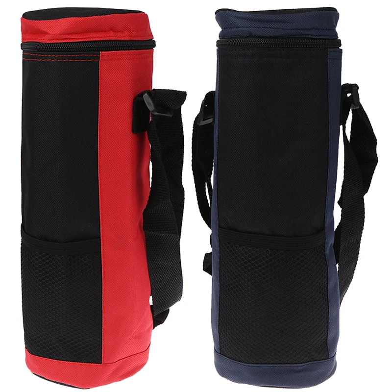 Outdoor Traveling Camping Hiking High Capacity Insulated Cooler Bag Water Bottle Cooler Tote Bag Universal Water Bottle Pouch