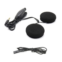 Motorcycle Microphone Helmet Speakers Earphone Headset Speaker Intercom Interphone For MP3 mp4 GPS CD Radio Helmet Intercom Clip