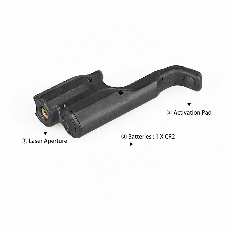 

PPT Tactical green laser sight pistola glock fits 1911 Smith&Wesson,Compact and Bobtail frames HK20-0041