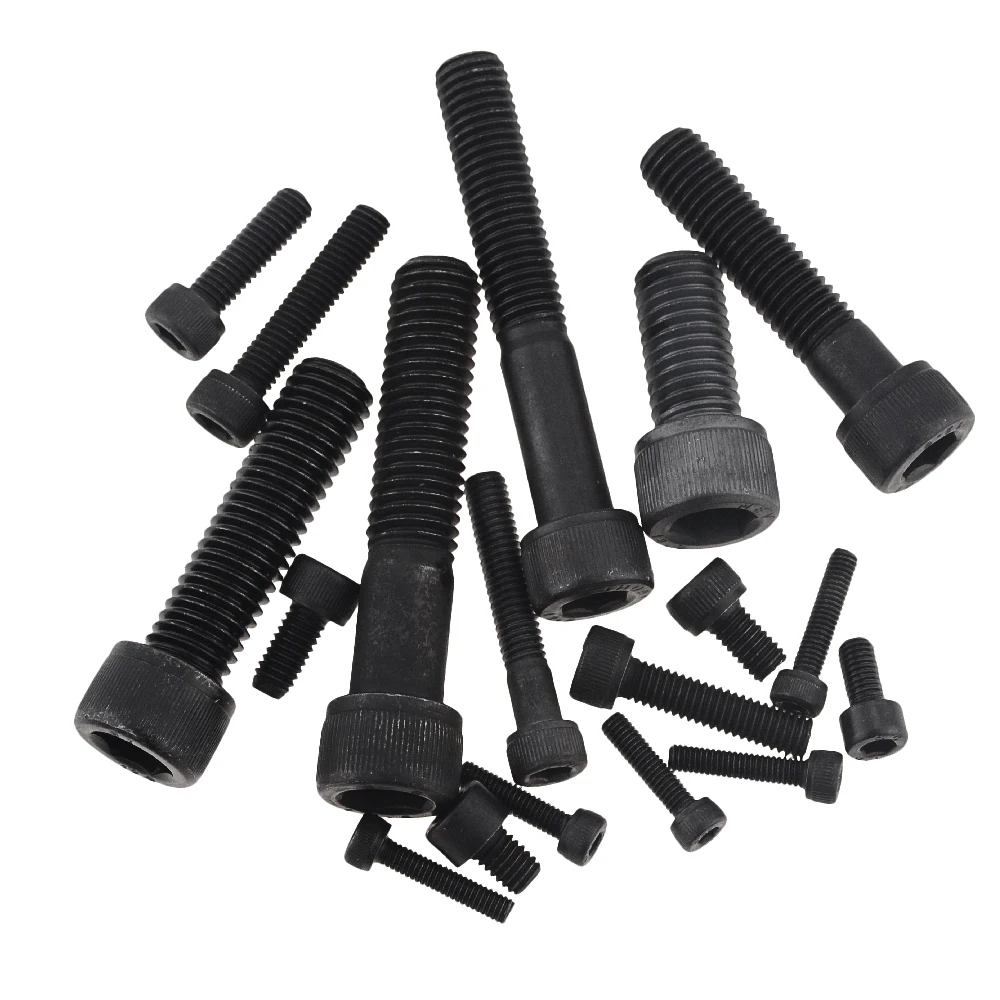 

DIN912 Grade 12.9 Allen Socket Head Screw M1.6 M2 M2.5 M3 M4 M5 M6 M8 M10 M12 M14 Hexagon Socket Head Cap Screws M2*3 M3*4 M4*6