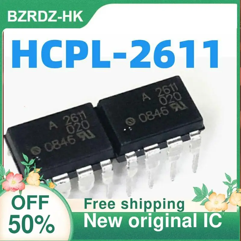 HCPL-2611 DIP8 A2611V SOP-8 IC, novo, original, 10pcs
