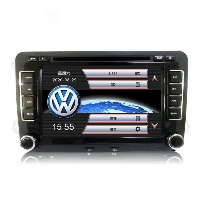 7 Inch 2 Din Car DVD player wince 6.0 GPS Navigation for VW Volkswagen Skoda Passat B6 Polo Golf Touran Sharan Jetta Caddy