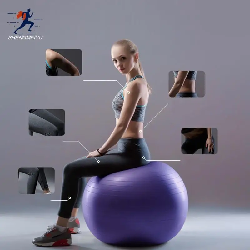 65cm Yoga Ball Pilates Fitness Balance Ball Gymnastic Pregnant Woman Delivery Exercise Fitness Midwifery PVC Bal