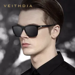 VEITHDIA Vintage Polarized Sunglasses Photochromic UV400 Men Women Sports Eyewear Accessories Male Fashion Sun Glasses V6108