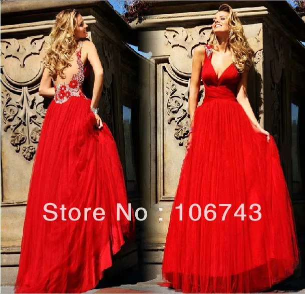 2018 new design red flowers vestido de noiva sexy backless Elegant beaded party prom evening gown Mother of the Bride Dresses