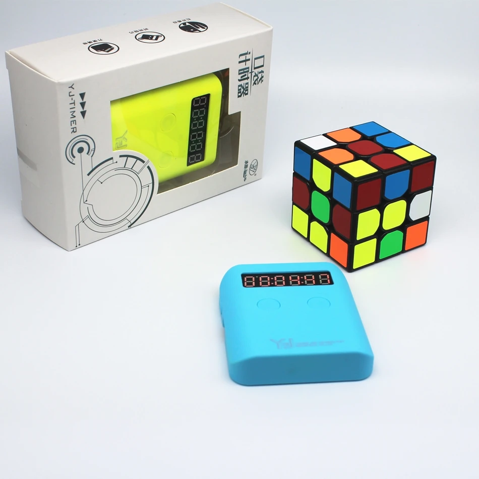 YJ timer ,cube timer , timer for cube YJ – minuterie pour cube magique, puzzle, minuterie de poche Yongjun, capteur infrarouge portable et innovant