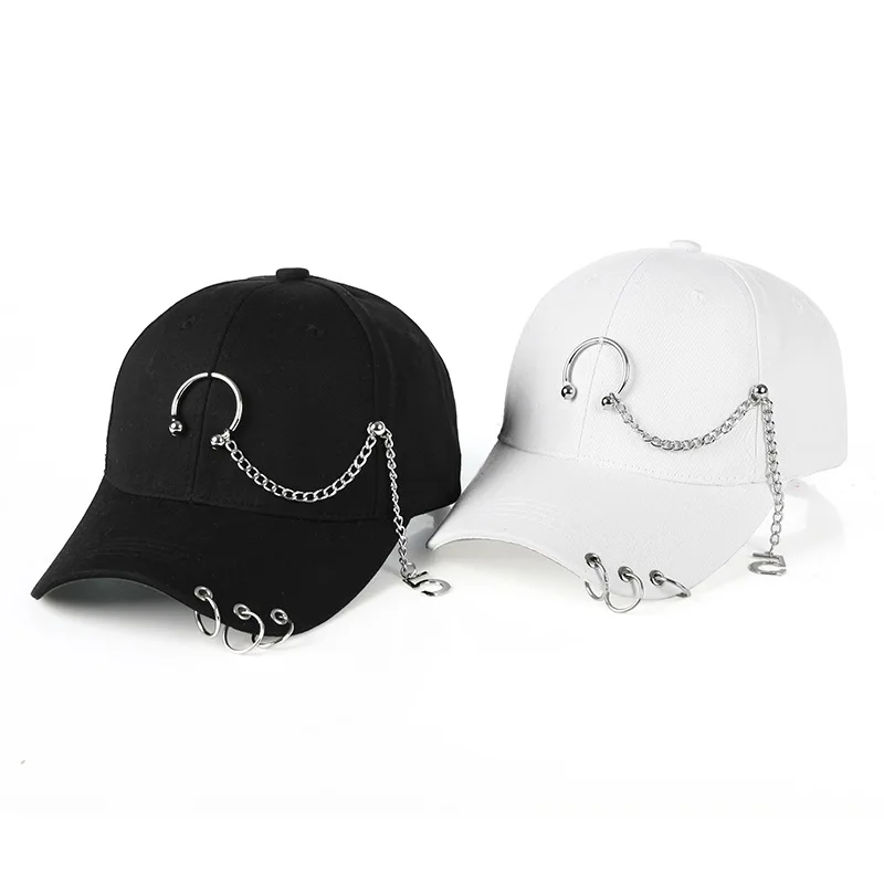 Ring chain Skull Embroidery Snapback Fashion Sports Hats Panama Unisex Cotton Outdoor Baseball Cap For Men & Women Cap