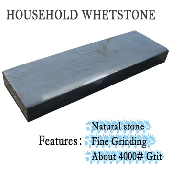 Natural Whetstone dwustronne szlifowanie kamienia do noży Razor Kitchen Grindstone 230*70*20mm Water Bluestone 4000 Grit