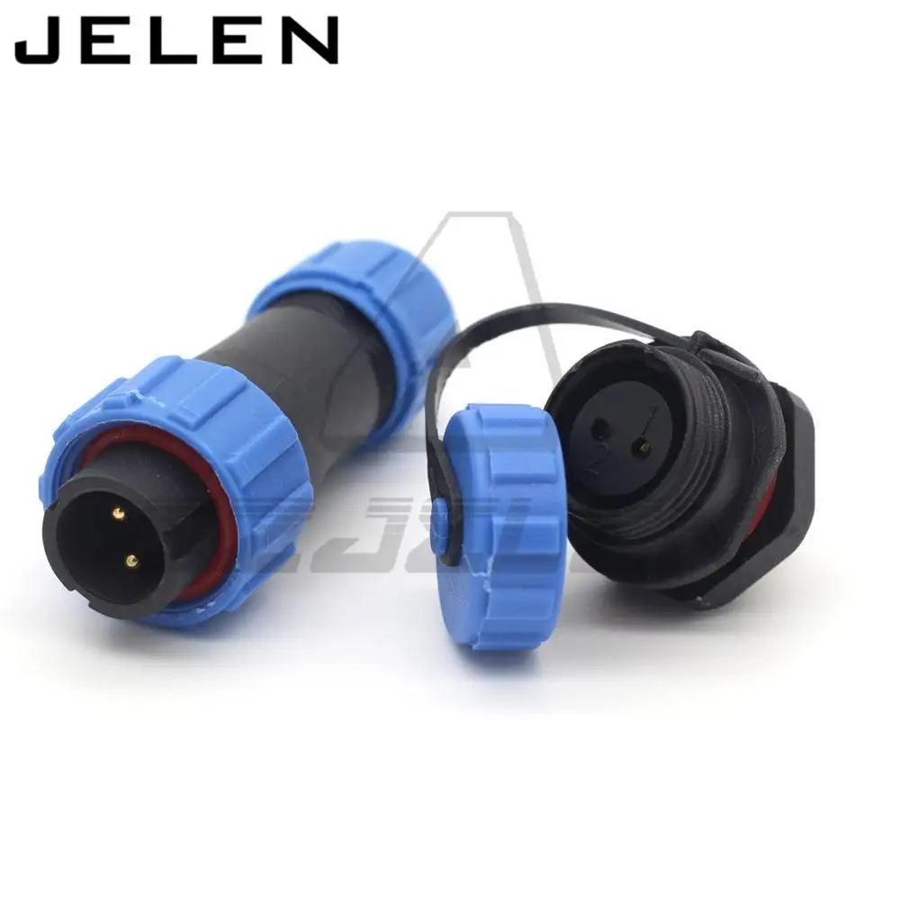 SP13 2pin waterproof connector,  Power wire connectors, cable connectors , automotive connectors, Plug and socket, IP68 image 5