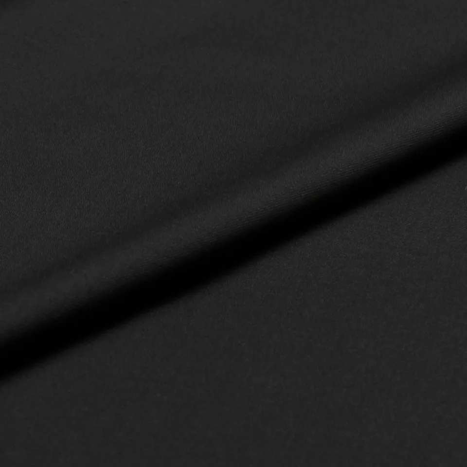 Pure black wool worsted fabric good for trousers 95% wool and 5% viscose,WF172