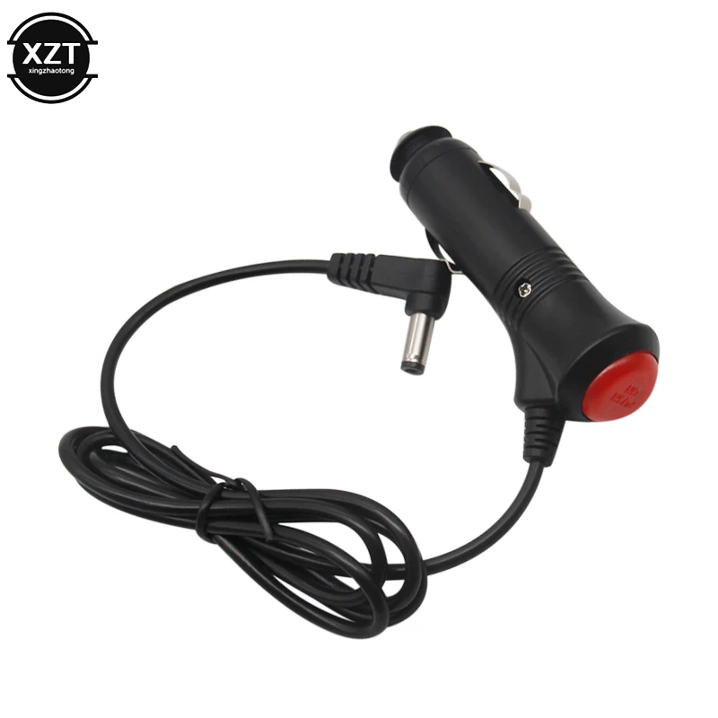 12V 24V DC 2.1x5.5mm Elbow Plug Car Cigarette Lighter Charger Power Cable Cord Lead For Car Monitor Camera