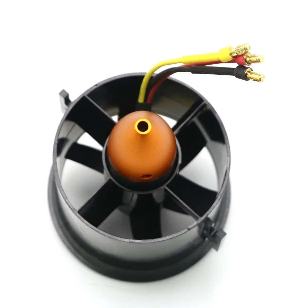 70mm / 90mm 6 Blades Ducted Fan EDF with F2839 3000KV / F3553 1750KV  650W/ 1600W Brushless Motor for RC Airplane