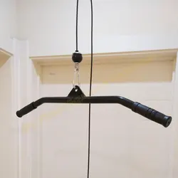 Lat Pull Down Bar Anexo para Home Gym Workout, Exercício de remo sentado, Músculos traseiros, Braço e Músculos Acessórios