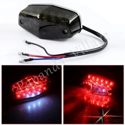 E4 E-Mark Tail Light For BSA Norton 1948-55 Motorcycle Smoke Stop Light Rear Lamp Lucas Style 525 Rear LED Brake Light