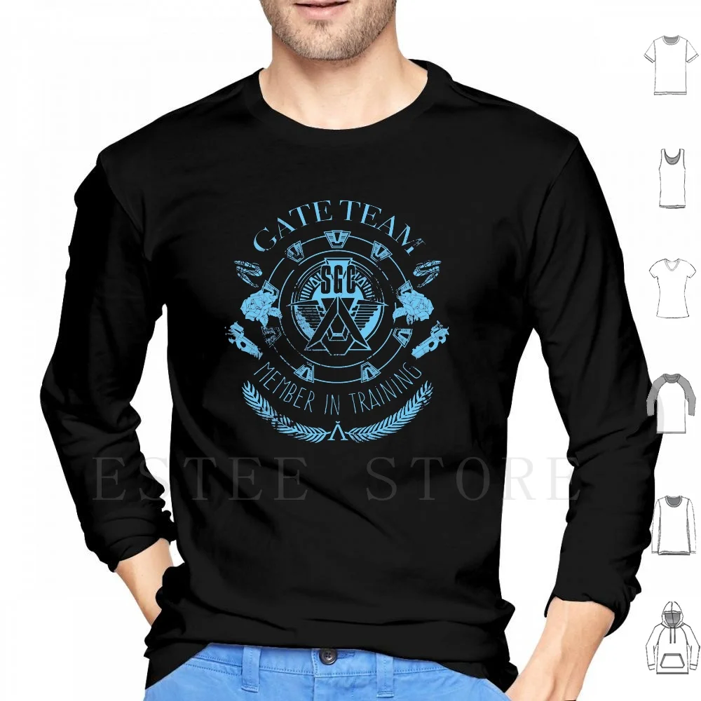 Sg1 Gate Team Member In Training Blue Hoodies Stargate Sg1 Stargate Sg1 Gate Team Zat Gun P90